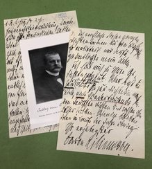 Brief an Anna Clasen, Alt-Rahlstedt, 14.02.1906. Schleswig-Holsteinische Landesbibliothek, Teilnachlass Detlev von Liliencron