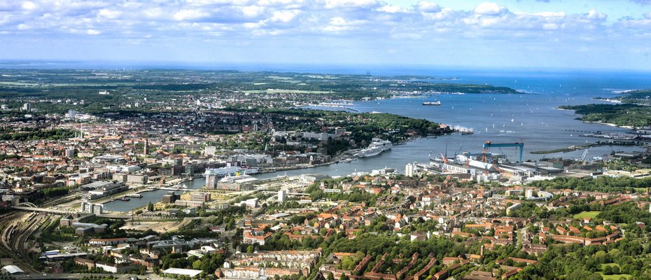 Kiel und Kieler Förde - Luftbild