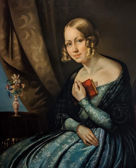 Eliza Wille, Gemälde von Emile Boratinsky - Quelle: Richard Wagner Museum Luzern