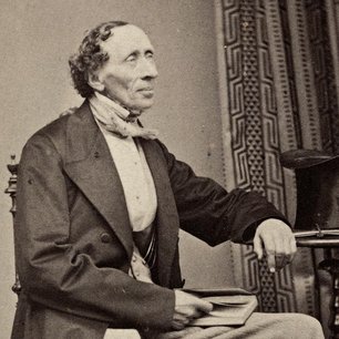 Hans Christian Andersen, ca 1865 (c) Nasjonalbibliotheket 