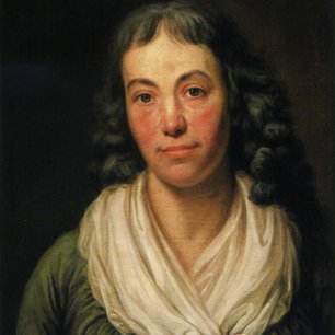 Ernestine Voß , Gemälde von 1797, Georg. F. A. Schöner