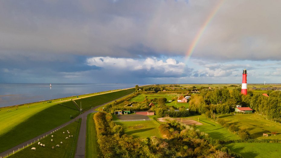 Pellwormer Leuchturm (c) Ines Preißer; Quelle: Kur- und Tourismusservice Pellworm