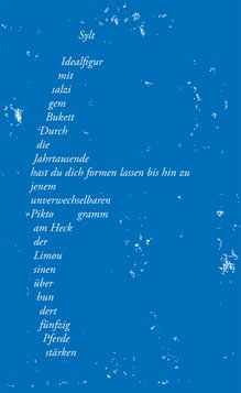Das typografische Gedicht "Sylt" von Reimer Boy Eilers
