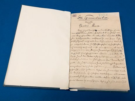 Manuskript „Der Schimmelreiter“, 1888. Schleswig-Holsteinische Landesbibliothek, Nachlass Theodor Storm.