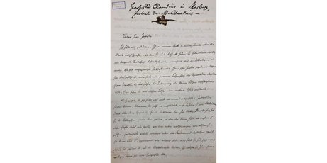 Eigenhändiger Brief: Matthias Claudius an Unbekannt, o.D. Quelle Schleswig-Holsteinische Landesbibliothek