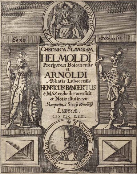 Helmold von Bosau’s Chroica Slavorum von 1209 in einer Auflage von 1659