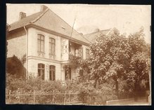 Wohnhaus der Familie Tönnies in Eutin. Schleswig-Holsteinische Landesbibliothek, Nachlass Tönnies, Signatur Cb 54.1402.01.
