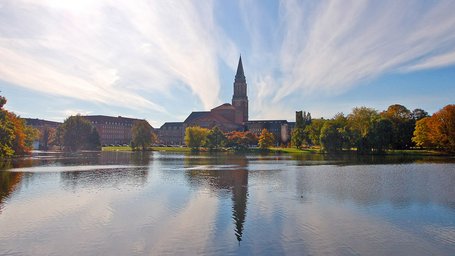 Blick über den kleinen Kiel -(c) Landeshauptstadt Kiel - Bodo Quante