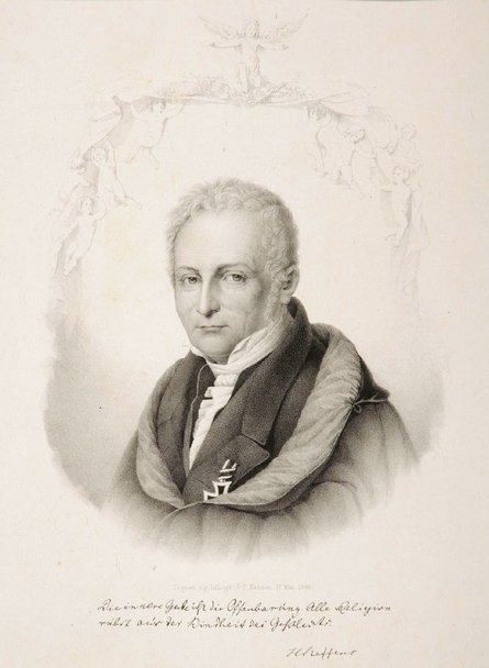 Hendrich Steffens - Quelle: SHLB, Lithographie von O. P. Hansen 1845