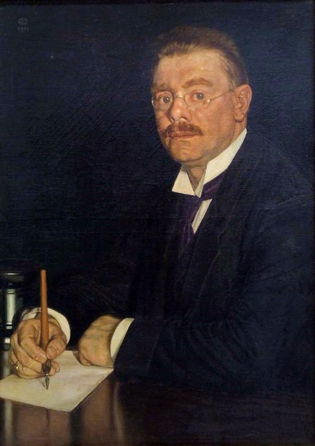 Ottomar Enking, 1911 - Gemälde von Oskar Zwintscher