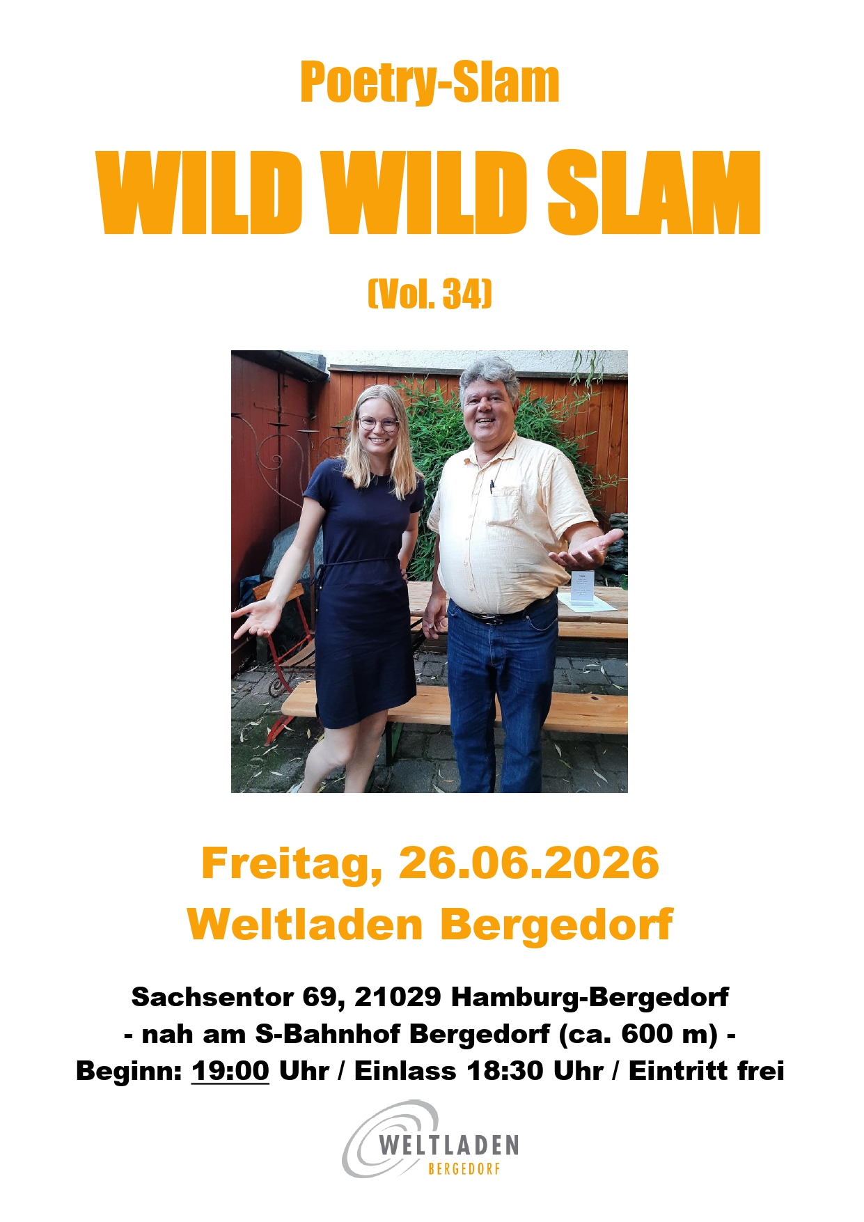 Flyer Wild Wild Slam 26.06.2026 Flyer Wild Wild Slam 26.06.2026